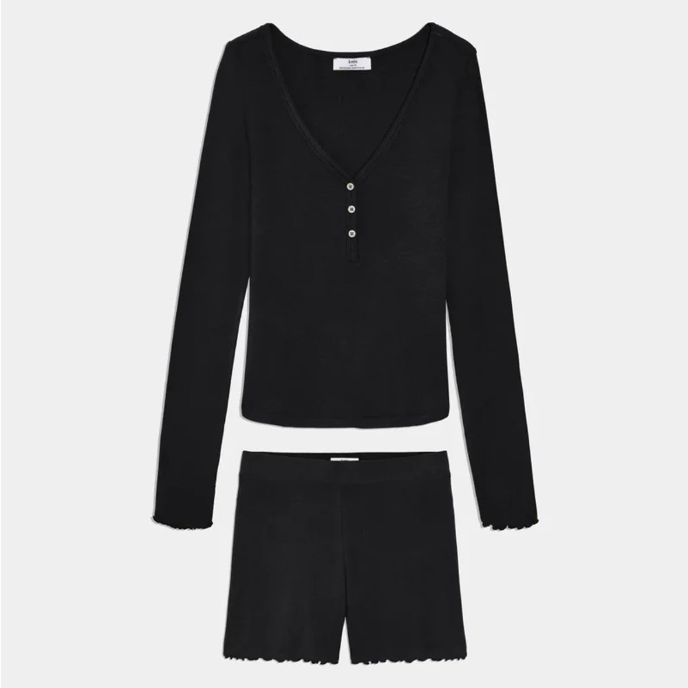 Knix Modal Rib Henley Sleep Set - Picture 7 of 7